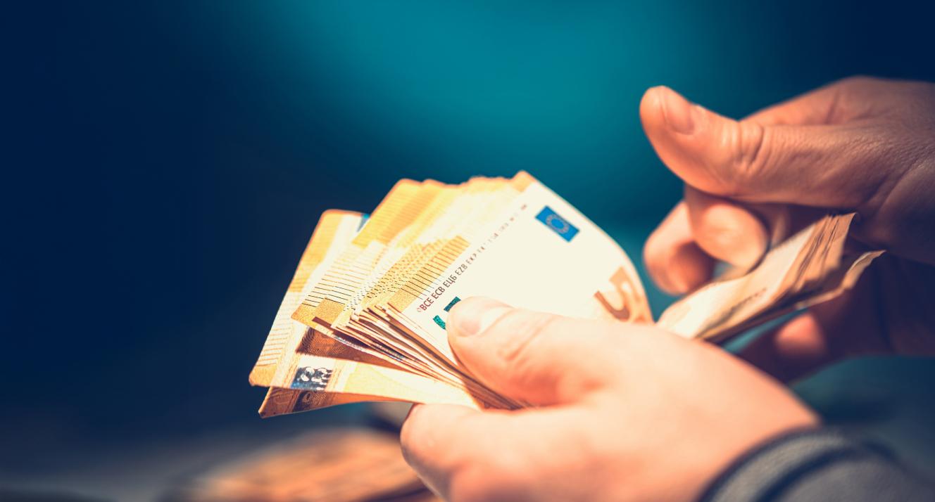 Stack of Euros