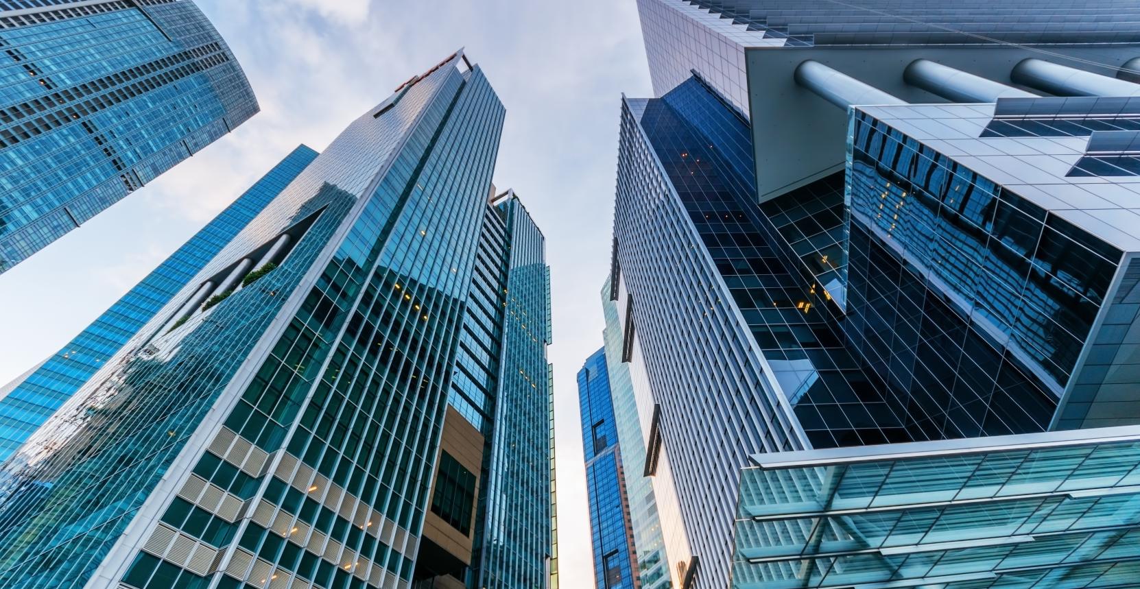 City skyscrapers 