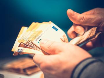Stack of Euros